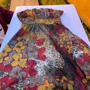 America Rag  Fall Flowered  Dress